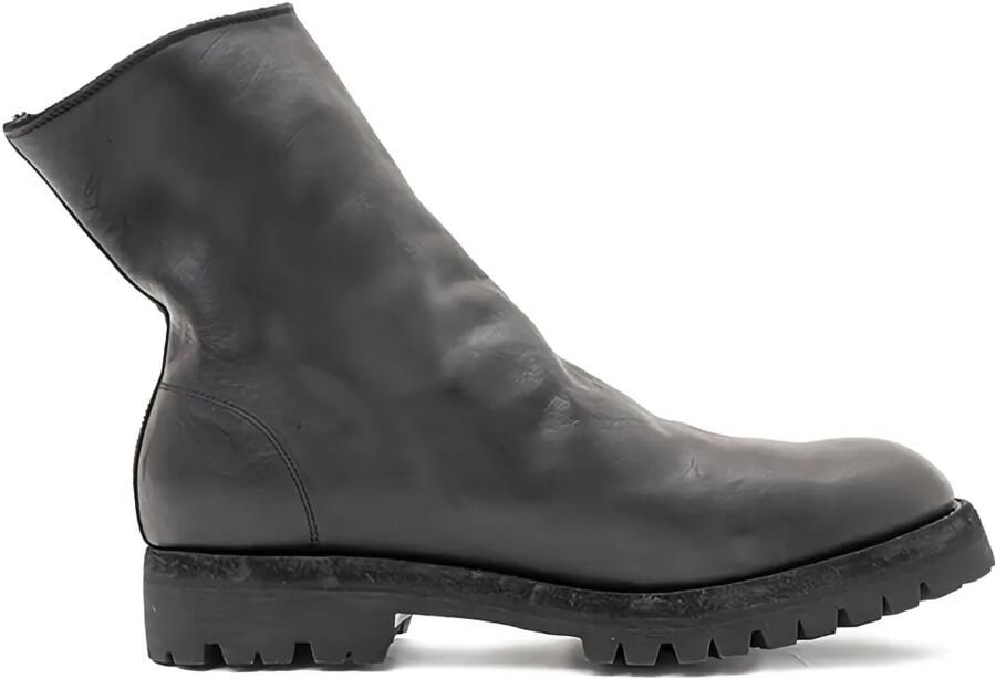 Guidi Laarzen met rits Zwart