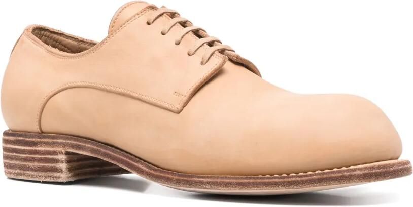 Guidi Leren derby schoenen Beige - Foto 2