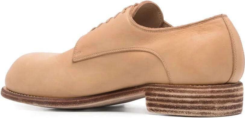 Guidi Leren derby schoenen Beige - Foto 3
