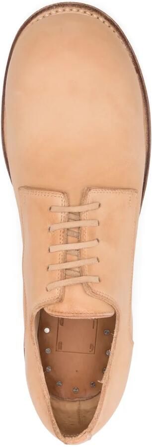 Guidi Leren derby schoenen Beige - Foto 4
