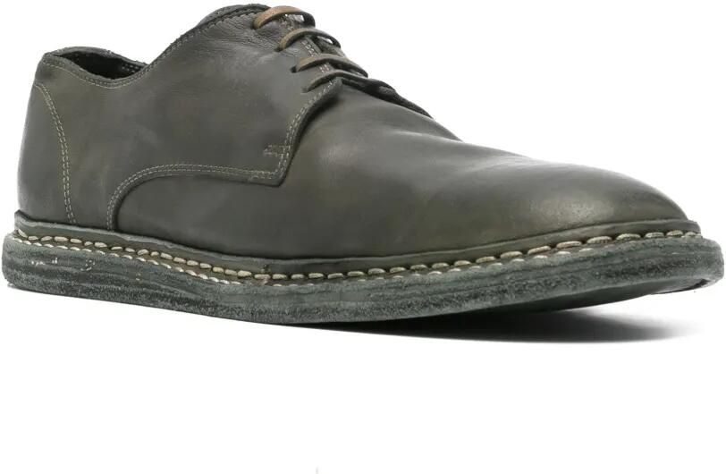 Guidi Leren derby schoenen Groen - Foto 2