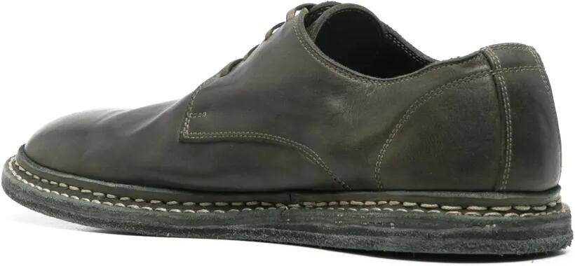 Guidi Leren derby schoenen Groen - Foto 3
