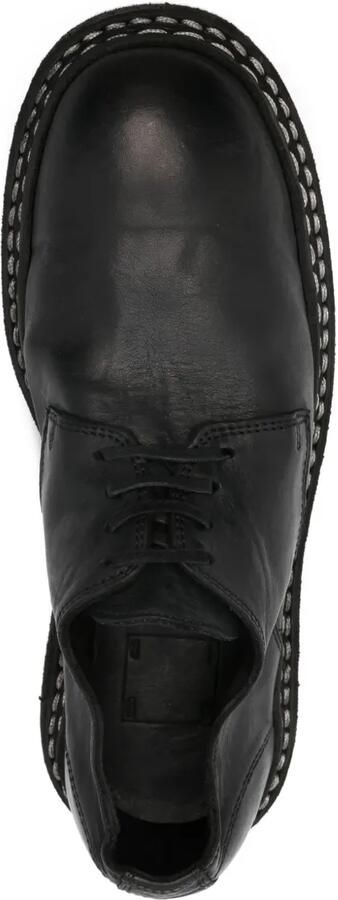 Guidi Leren derby schoenen Zwart - Foto 3
