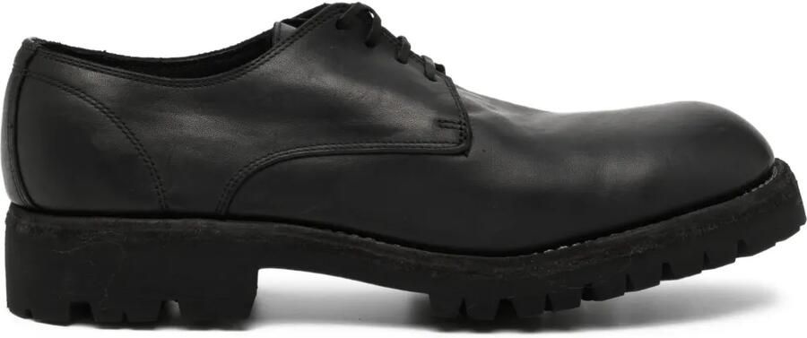 Guidi Leren derby schoenen Zwart - Foto 3