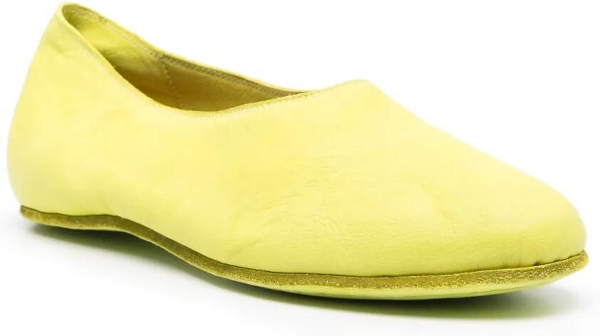 Guidi Leren loafers Groen - Foto 2