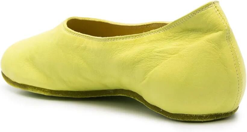 Guidi Leren loafers Groen - Foto 3