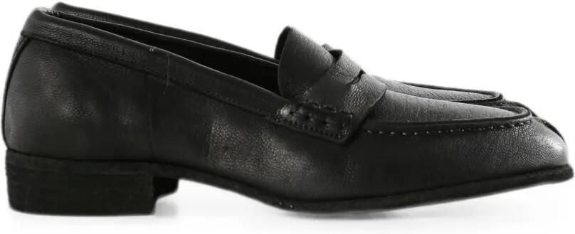 Guidi Leren loafers Zwart