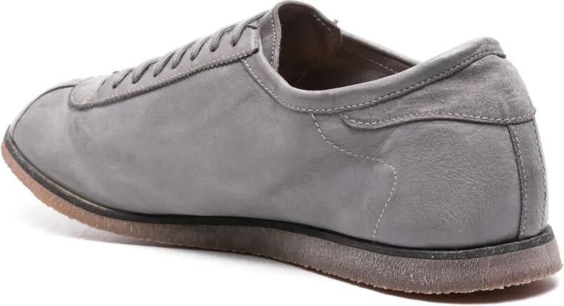 Guidi Leren vetersneakers Grijs - Foto 3