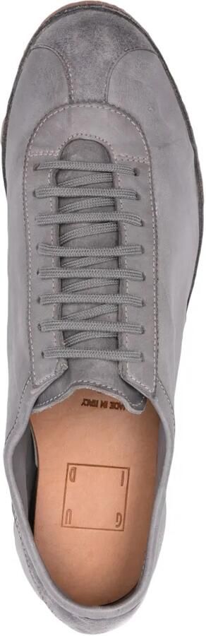 Guidi Leren vetersneakers Grijs - Foto 4