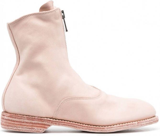 Guidi Laarzen met hak Roze