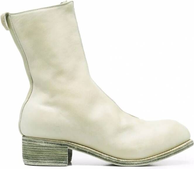 Guidi Laarzen met rits Beige