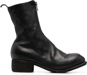 Guidi Laarzen met ritssluiting Zwart