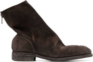 Guidi Leren laarzen Bruin