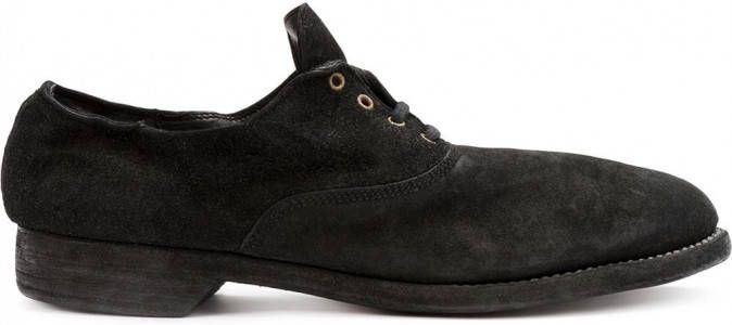 Guidi Oxford veterschoenen Zwart