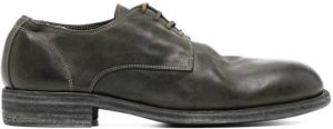 Guidi Derby schoenen met ronde neus Groen