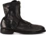 Guidi soft zip front ankle boots Zwart - Thumbnail 1