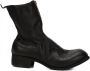 Guidi verdraaide zip-up laarzen Zwart - Thumbnail 1
