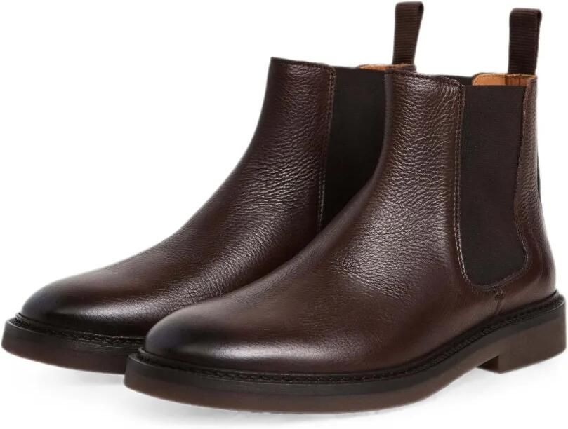 Hackett London Chelsea laarzen met textuur Bruin