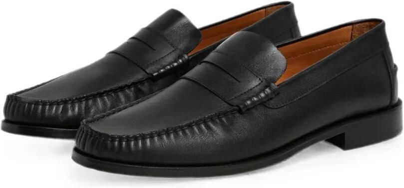 Hackett London Cobham leren loafers Zwart - Foto 4