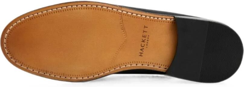 Hackett London Cobham leren loafers Zwart - Foto 5