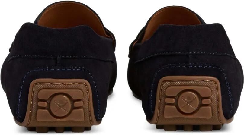 Hackett London Driver Saddle suède loafers Blauw - Foto 5