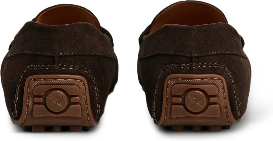 Hackett London Driver suède loafers Bruin - Foto 3