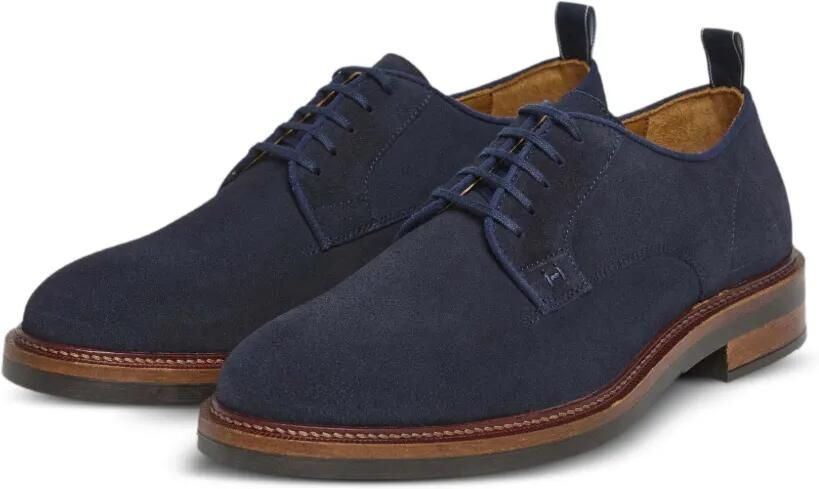 Hackett London Egmont Fine suède derby schoenen Blauw - Foto 2