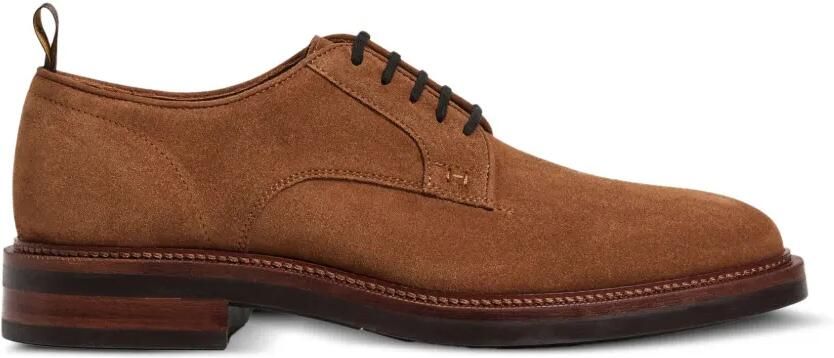 Hackett London Egmont Fine suède derby schoenen Bruin