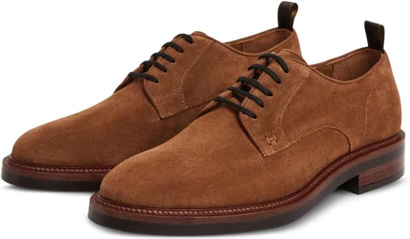 Hackett London Egmont Fine suède derby schoenen Bruin - Foto 5