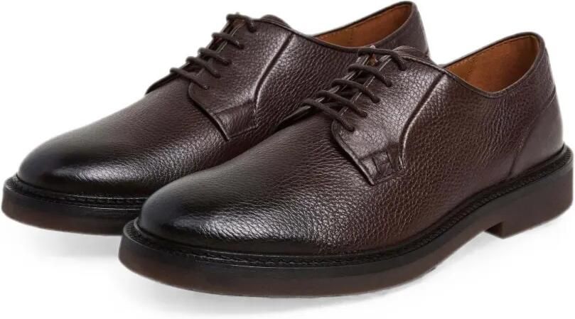 Hackett London Elsted Blucher leren derby schoenen Bruin - Foto 4