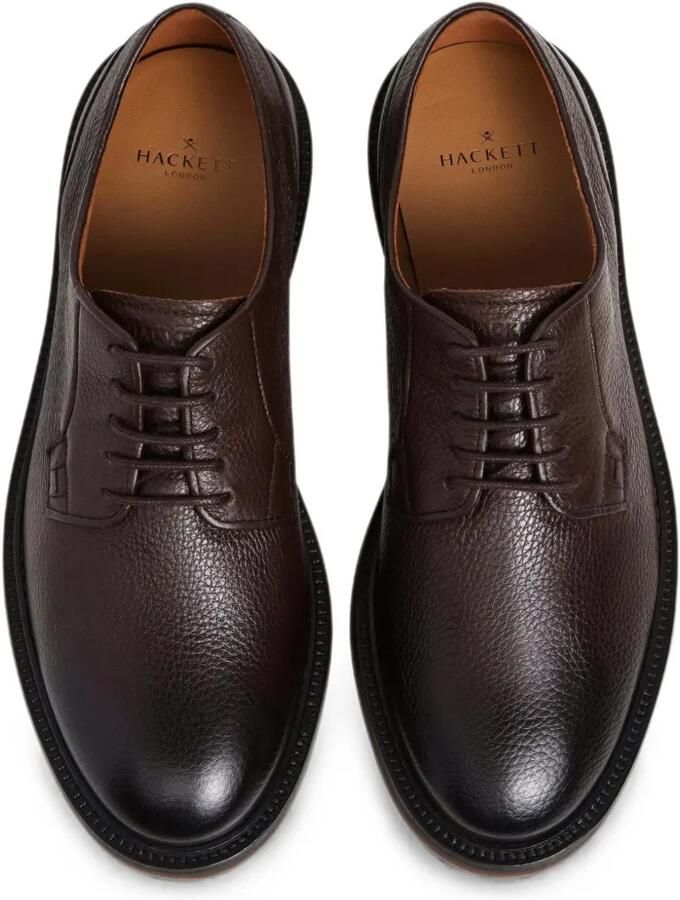 Hackett London Elsted Blucher leren derby schoenen Bruin - Foto 2