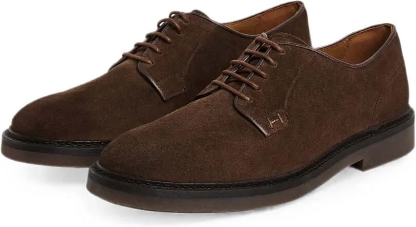 Hackett London Elsted Blucher suède veterschoenen Bruin - Foto 4