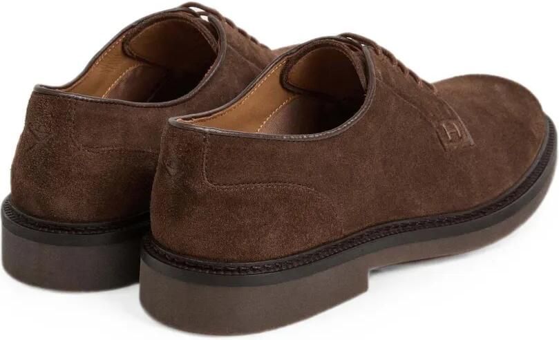 Hackett London Elsted Blucher suède veterschoenen Bruin - Foto 3