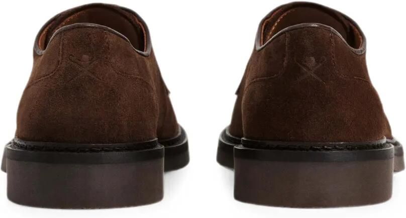 Hackett London Elsted Blucher suède veterschoenen Bruin - Foto 5