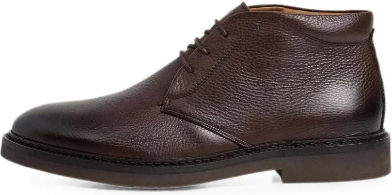 Hackett London Laarzen met textuur Bruin