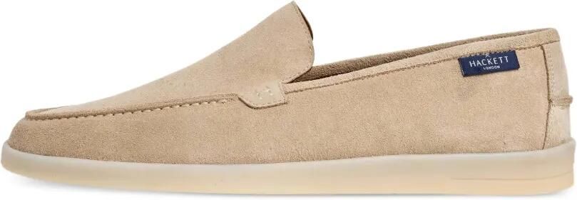 Hackett London Martin suède loafers Beige
