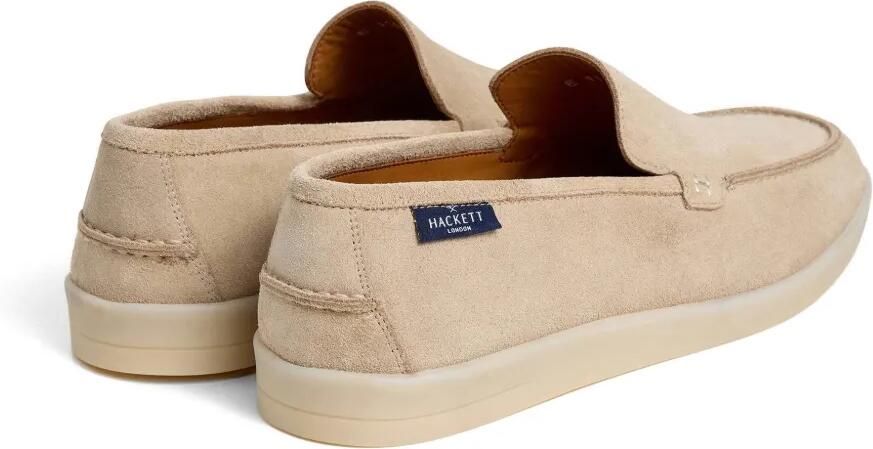 Hackett London Martin suède loafers Beige - Foto 4