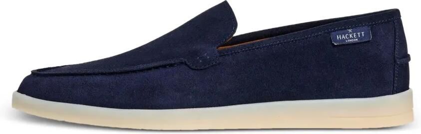 Hackett London Martin suède loafers Blauw