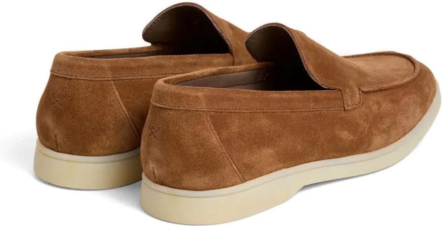 Hackett London Martin suède loafers Bruin - Foto 4