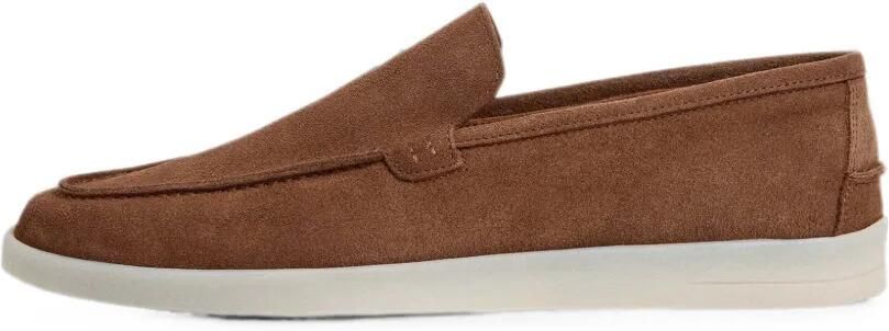 Hackett London Martins suède loafers Bruin