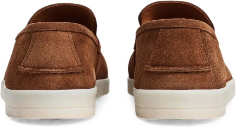Hackett London Martins suède loafers Bruin - Foto 4