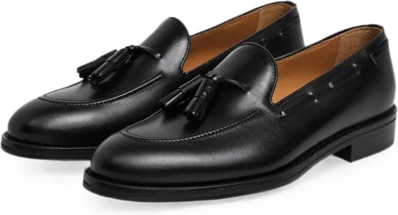 Hackett London Mayfair loafers met kwastje Zwart - Foto 4