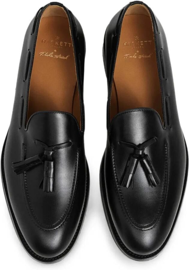 Hackett London Mayfair loafers met kwastje Zwart - Foto 2