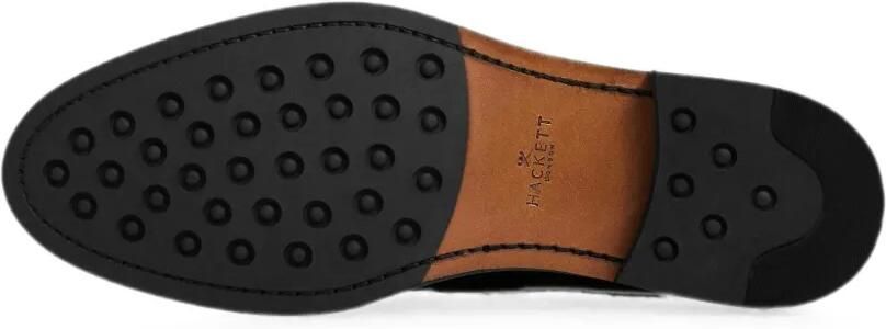 Hackett London Mayfair loafers met kwastje Zwart - Foto 5