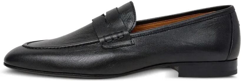 Hackett London Regal Saddle leren loafers Zwart
