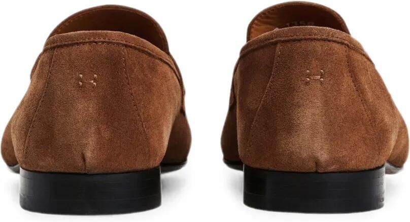 Hackett London Regal Saddle suède loafers Bruin - Foto 3
