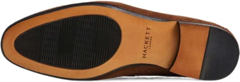 Hackett London Regal Saddle suède loafers Bruin - Foto 4