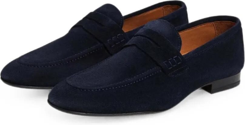 Hackett London Suède loafers Blauw - Foto 2
