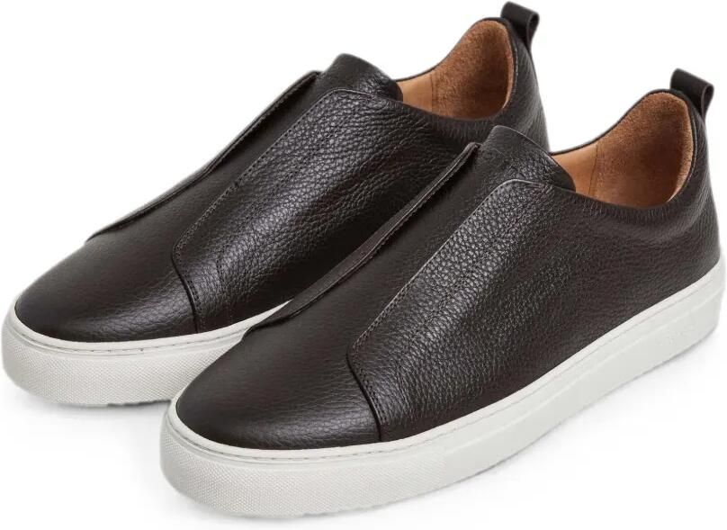 Hackett London Vision Pebble leren sneakers Bruin - Foto 2