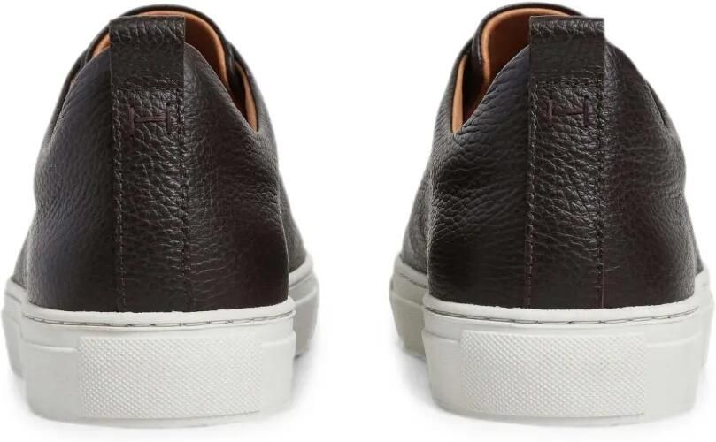 Hackett London Vision Pebble leren sneakers Bruin - Foto 3
